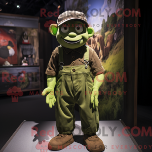 Olive Frankenstein maskot...