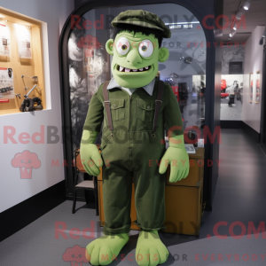 Olive Frankenstein maskot...