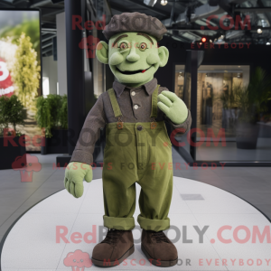 Olive Frankenstein maskot...