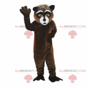 Kat mascotte met witte snorharen - Redbrokoly.com