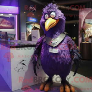 Lavender Crow mascot...
