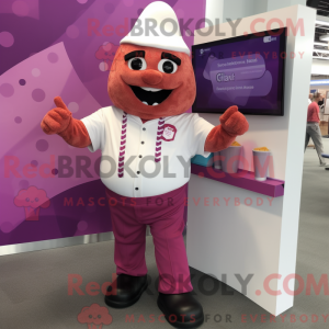 Disfraz de mascota Magenta...