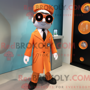 Orange Doctor mascot...