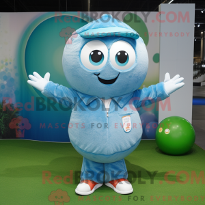 Máscara Cyan Golf Ball com...