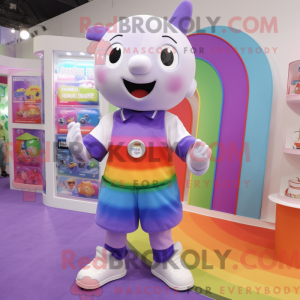 Lavender Rainbow mascot...
