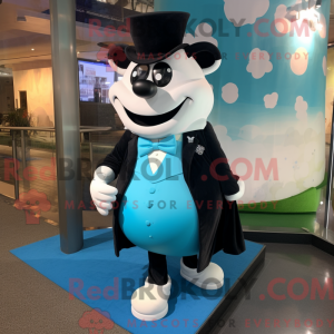 Costume de mascotte Cyan...