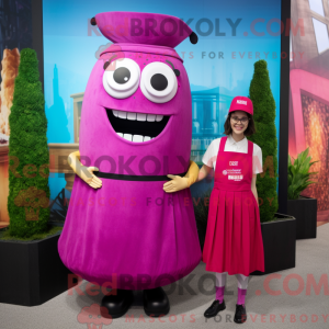 Costume mascotte de Magenta...