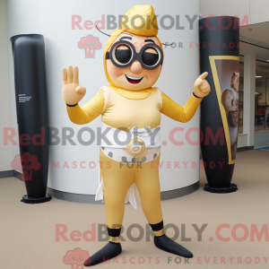 Gold Knife Thrower maskot...
