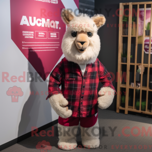 Magenta Alpaca mascot...