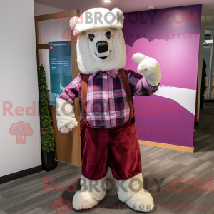 Magenta Alpaca mascot...