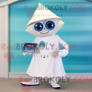 White Ray maskot kostume...