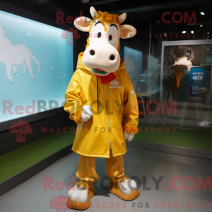 Jersey Kuh Maskottchen...