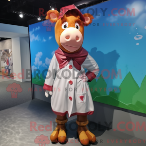 Jersey Cow maskotdraktfigur...