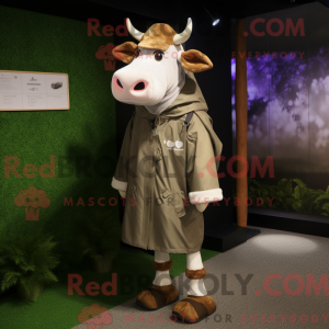 Jersey Cow maskot kostume...