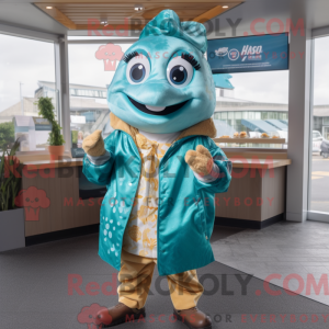 Figura de máscara de peixe...