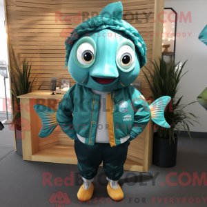 Figura de máscara de peixe...