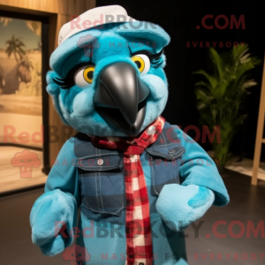 Costume de mascotte d ara...