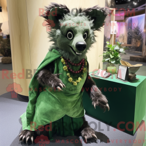 Forest Green Hyena mascot...