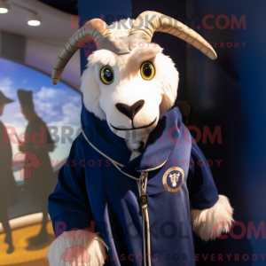 Maskottchenkostüm Navy Goat...