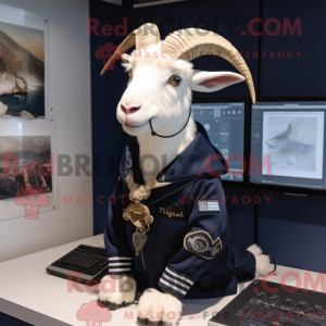 Navy Goat maskot...