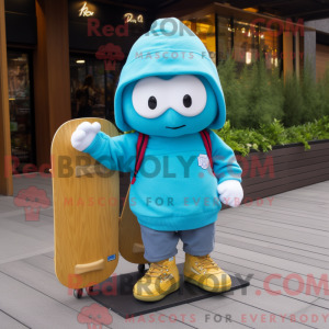 Disfraz de mascota Sky Blue...