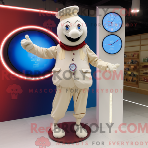 Cream Juggle maskot kostume...