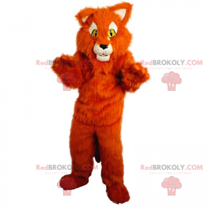 Röd kattmaskot - Redbrokoly.com