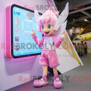 Maskottchenkostüm Rosa...