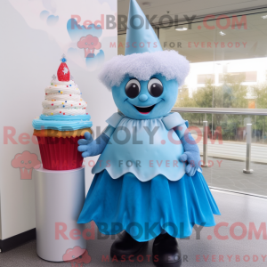 Postava maskota Sky Blue...