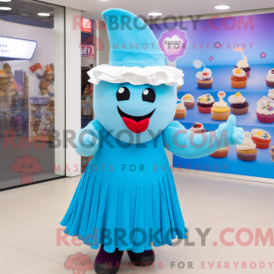 Postava maskota Sky Blue...