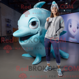 Costume mascotte de baleine...
