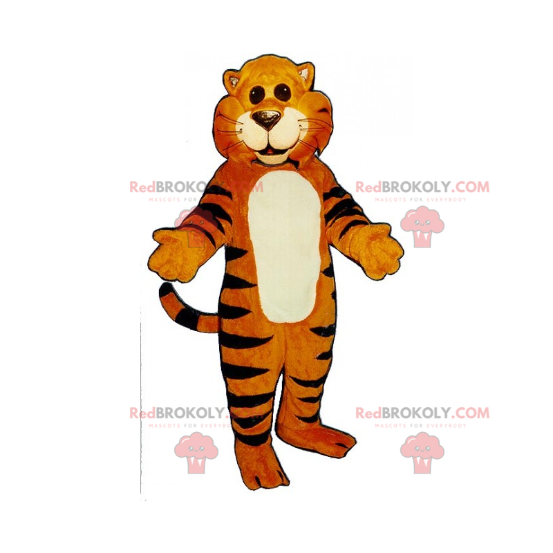 Mascote gato tigre - Redbrokoly.com