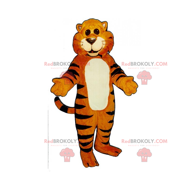 Mascotte de chat tigre - Redbrokoly.com