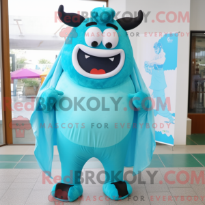 Disfraz de mascota de Cyan...