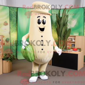 Figura de agurkmaskotdrakt...