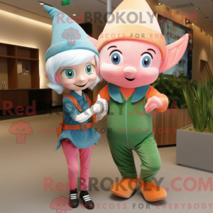 Postava maskota Peach Elf...