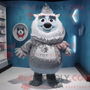 Gray Ice maskot draktfigur...