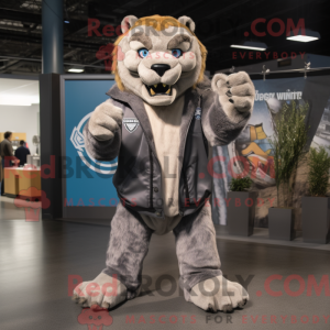 Disfraz de mascota Smilodon...