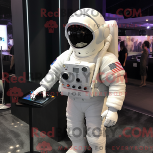 Hvid Astronaut maskot...
