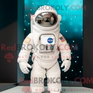 Hvid Astronaut maskot...
