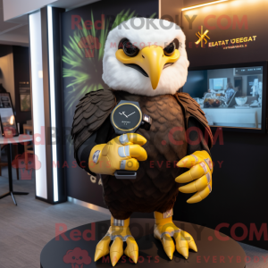 Gold Haast S Eagle maskot...