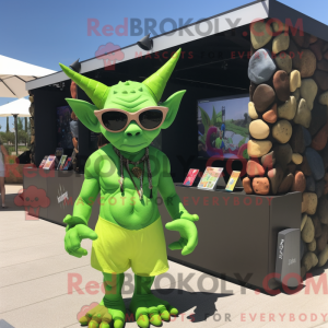 Limegrønn...