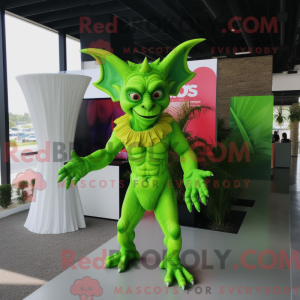Postava maskota Lime Green...