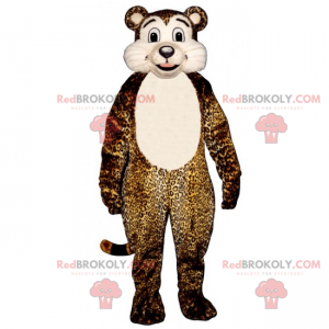 Cheetah mascot white belly - Redbrokoly.com