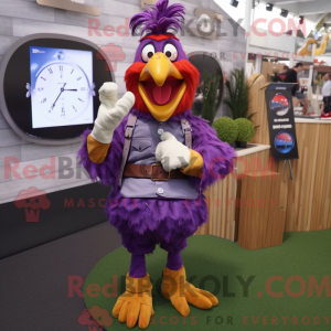 Lilla hane maskot kostume...