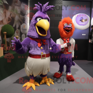 Disfraz de mascota Purple...