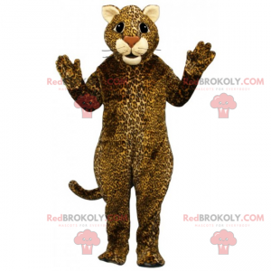 Cheetah mascot with beige ears - Redbrokoly.com