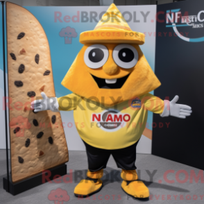 Fantasia de mascote Nachos com bermuda e gravatas - Nachos Mascotes - REBROKO_247946 - RedBrokoly.com