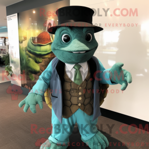 Schildkröten-Maskottchen-Ko...