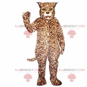 Mascotte de cheetah aux yeux verts - Redbrokoly.com